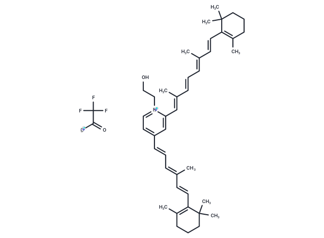 Pyridinium bisretinoid A2E TFA
