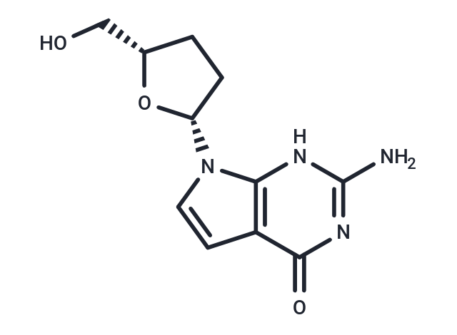 7-Deaza-2',3'-dideoxyguanosine