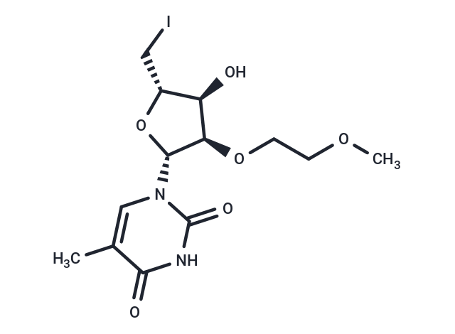 5'-Deoxy-5'-iodo-2'-O-(2-methoxyethyl)-5-methyluridine