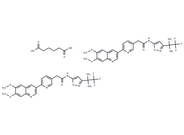 Zeteletinib hemiadipate