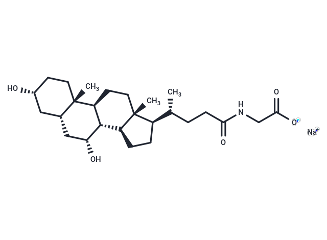 Glycochenodeoxycholic acid sodium salt