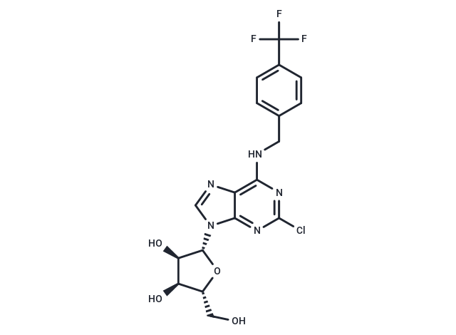 2'-Chloro-N6-(4-trifluoromethyl)benzyl   adenosine