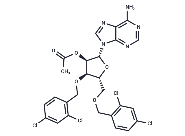 2'-O-Acetyl-3,5-bis-O-(2,4-dichlorobenzyl)adenosine