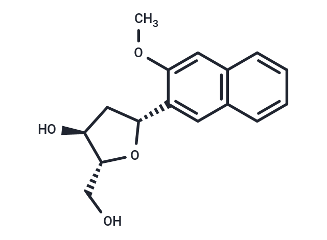 1-b-D-(3-Methoxy naphthalen-2-yl)-2'-deoxyriboside; 1,4-Anhydro-2-deoxy-1-C-(3-methoxy)-naphthalenyl)-D-erythro-pentitol