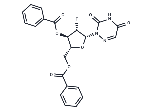 3',5'-Bis-O-benzoyl-2'-deoxy-2'-fluoro-b-D-arabino-6-azauridine