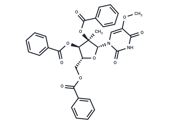 2',3',5'-Tri-O-benzoyl-2'-C-methyl-5-methoxyuridine