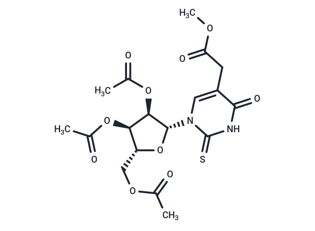 2',3',5'-Tri-O-acetyl-5-methoxycarbonylmethyl-2-thiouridine