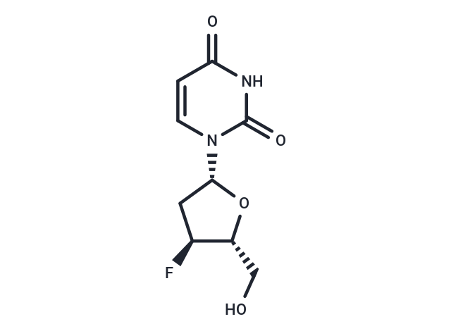 2',3'-Dideoxy-3'-fluorouridine