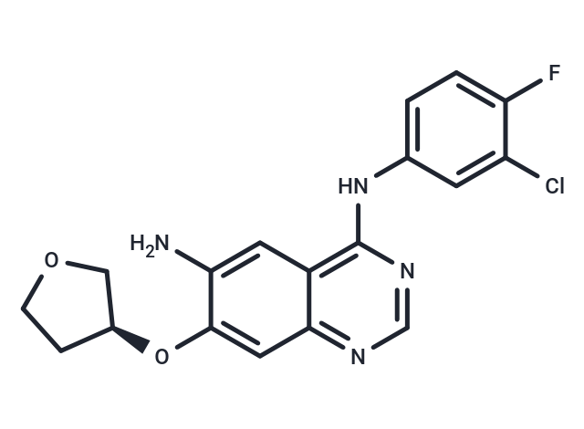 (S)-N4-(3-Chloro-4-fluorophenyl)-7-((tetrahydrofuran-3-yl)oxy)quinazoline-4,6-diamine