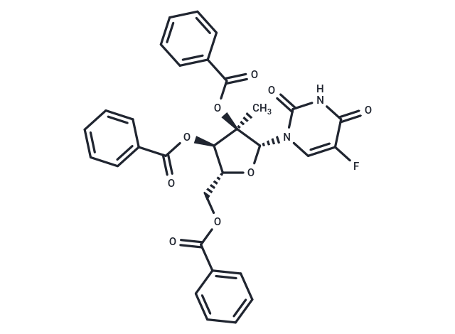 2',3',5'-Tri-O-benzoyl-2'-C-methyl-5-fluorouriddine