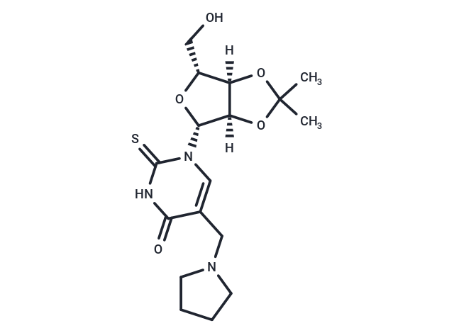 2',3'-O-Isopropylidene-5-pyrrolidinomethyl-2-thiouridine