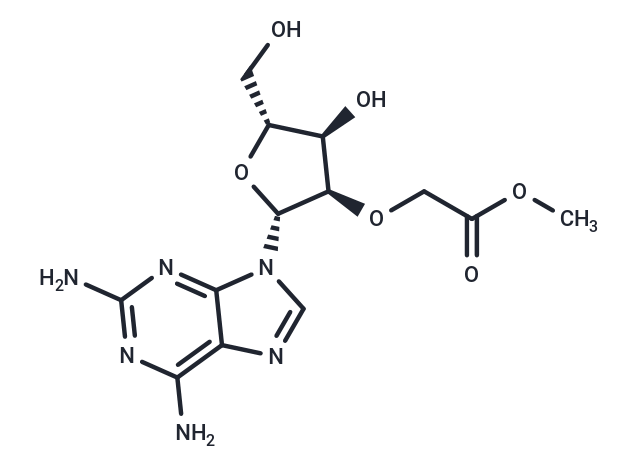 2-Amino-2'-O-(2-methoxy-2-oxoethyl)adenosine