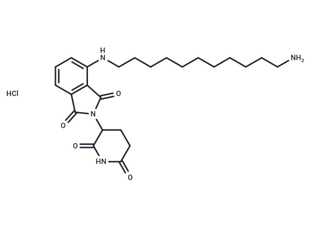Pomalidomide-C11-NH2 hydrochloride