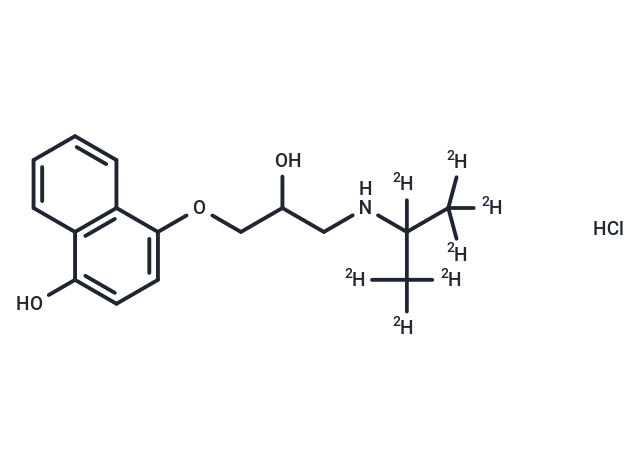 4-Hydroxypropranolol-d7 hydrochloride