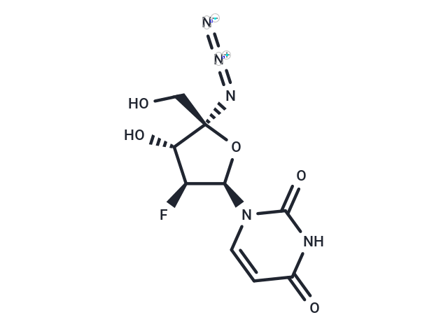 4'-Azido-2'-deoxy-2'-fluoro-beta-D-arabinouridine