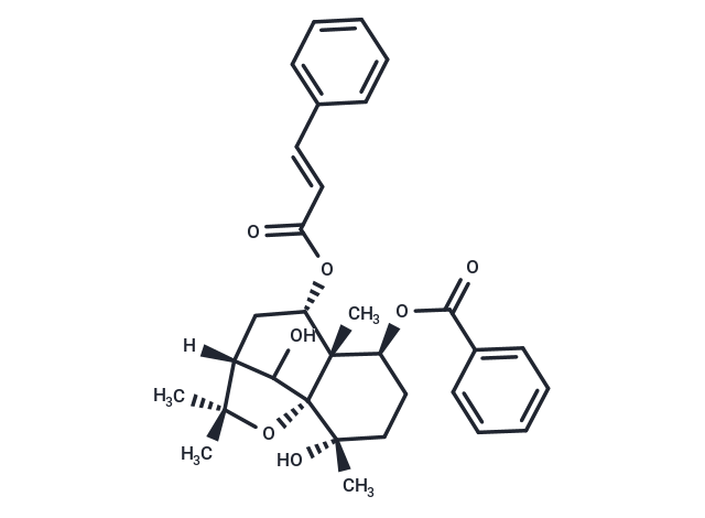 1b-Benzoyl-8a-cinnamoyl-4a,5a-dihydroxydihydroagarofuran