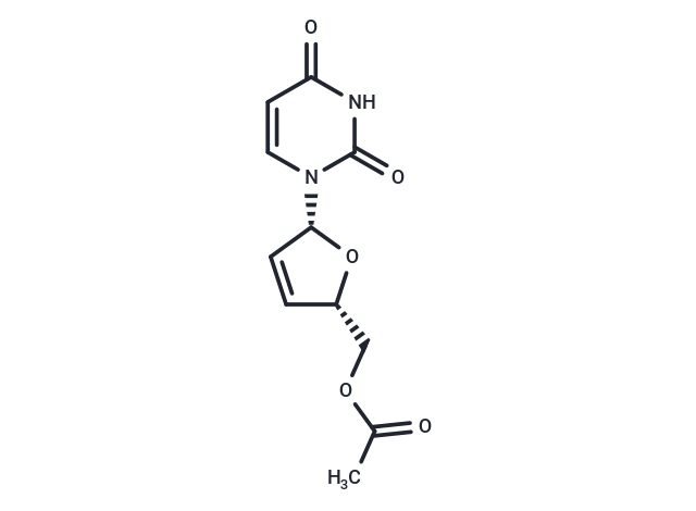5'-O-Acetyl-2',3'-dideoxy-2',3'-didehydro-uridine