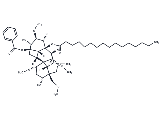 14-Benzoylmesaconine-8-palmitate