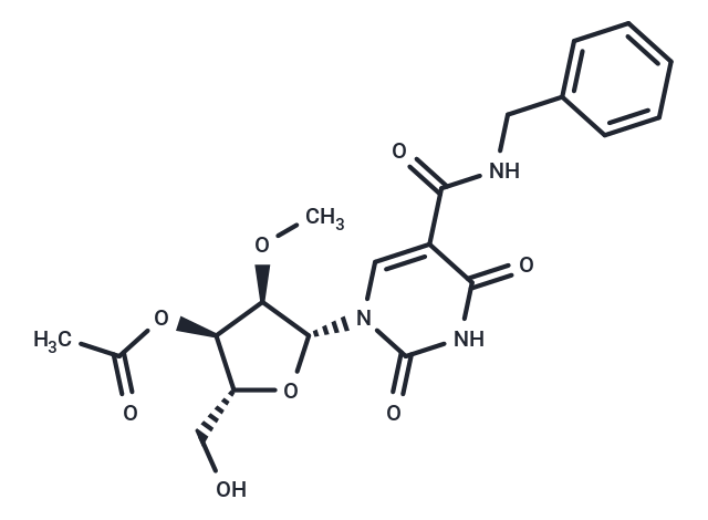 5-Benzylaminocarbonyl-3'-O-acetyl-2'-O-methyluridine
