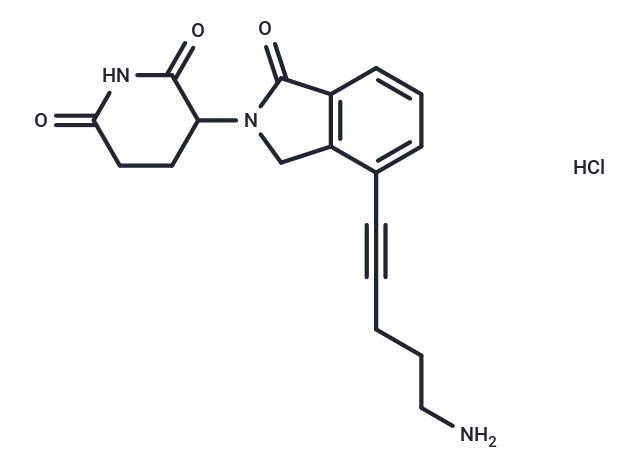 Lenalidomide-propargyl-C2-NH2 hydrochloride