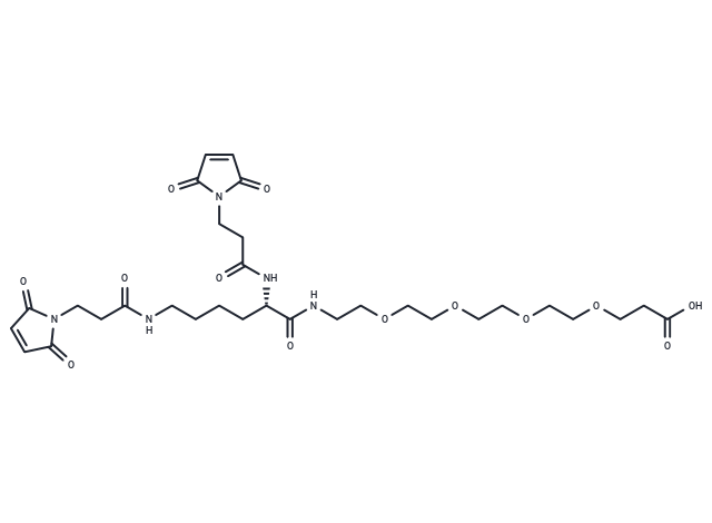 bis-Mal-Lysine-PEG4-acid