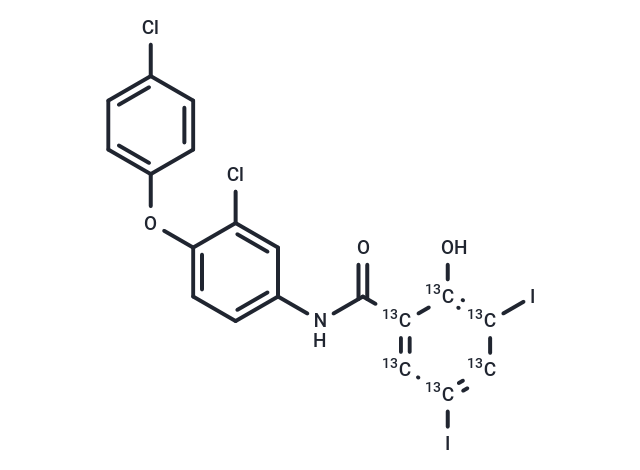Rafoxanide 13C6