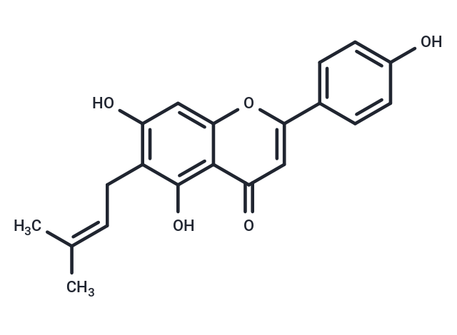 4',5,7-Trihydroxy-6-prenylflavone