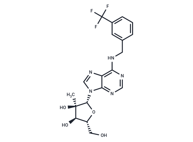 N6-(3-Trifluoromethylbenzyl)-2'-C-methyl adenosine
