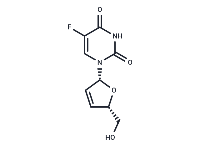 2',3'-Dideoxy-2',3'-didehydro-5-fluoro-uridine