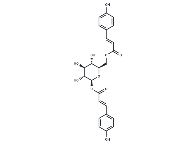 1,6-Bis-O-(4-hydroxycinnamoyl)glucose