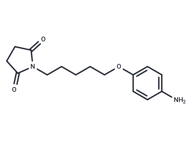 Succinimide, N-(5-(p-aminophenoxy)pentyl)-