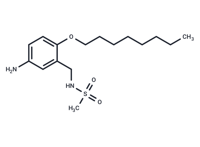 Methanesulfonamide, N-(5-amino-2-(octyloxy)benzyl)-