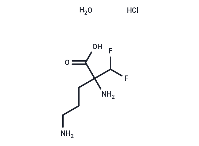 Eflornithine hydrochloride hydrate
