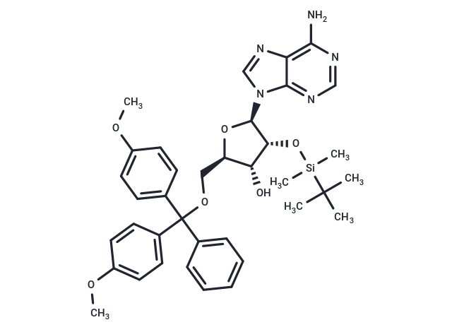 5'-O-(4,4'-Dimethoxytrityl)-2'-O-t-butyldimethylsilyl adenosine