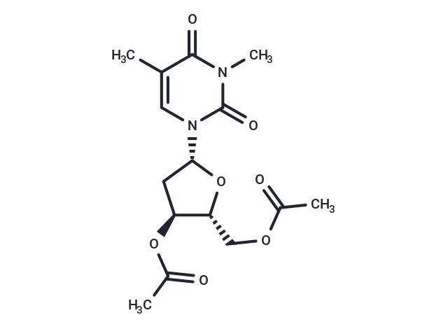 3',5'-Di-O-acetyl-2'-deoxy-5,N3-dimethyl uridine