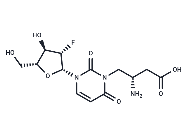 2'-Deoxy-2'-fluoro-N3-(2S)-(2-amino-3-carbonyl]propyl-beta-D-arabinouridine