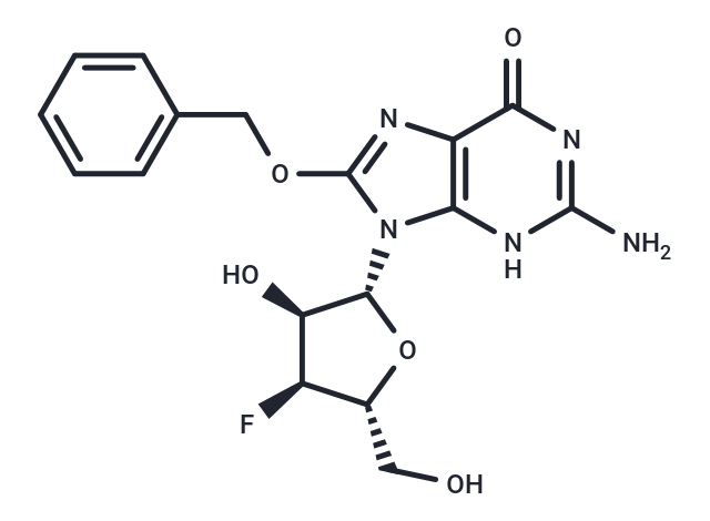 8-Benzyloxy-3'-deoxy-3'-fluoroguanosine