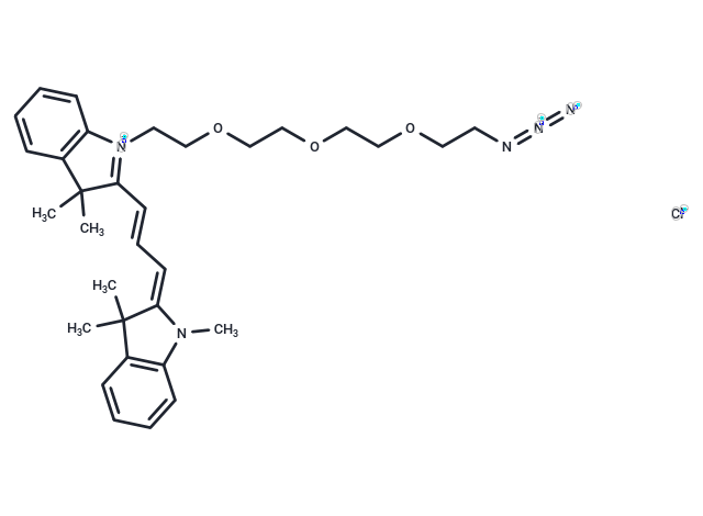 N-methyl-N'-(azide-PEG3)-Cy3