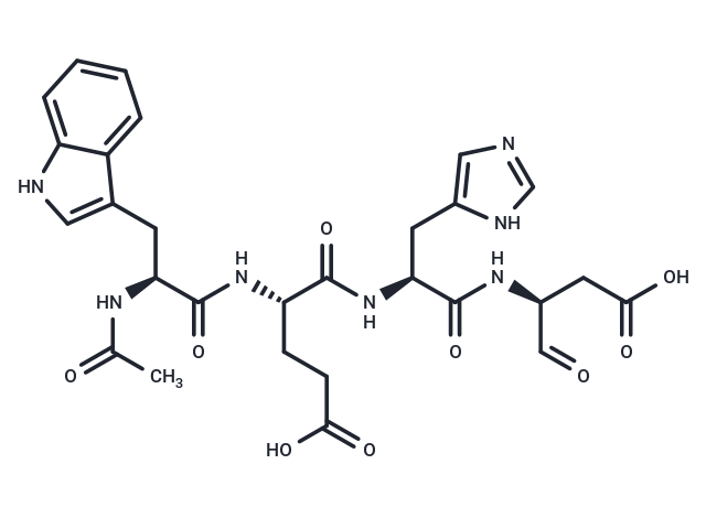 Ac-Trp-Glu-His-Asp-Aldehyde