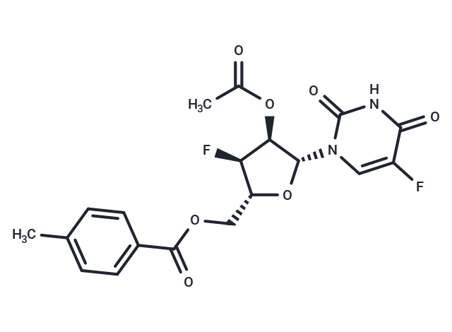2'-O-Acetyl-5'-O-(p-toluoyl)-3'-deoxy-3'-fluoro-5-fluorouridine