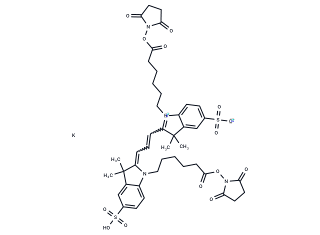 Sulfo-Cy3 diacid NHS ester potassium