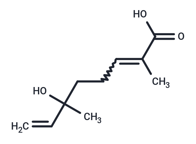 6-Hydroxy-2,6-dimethyl-2,7-octadienoic acid