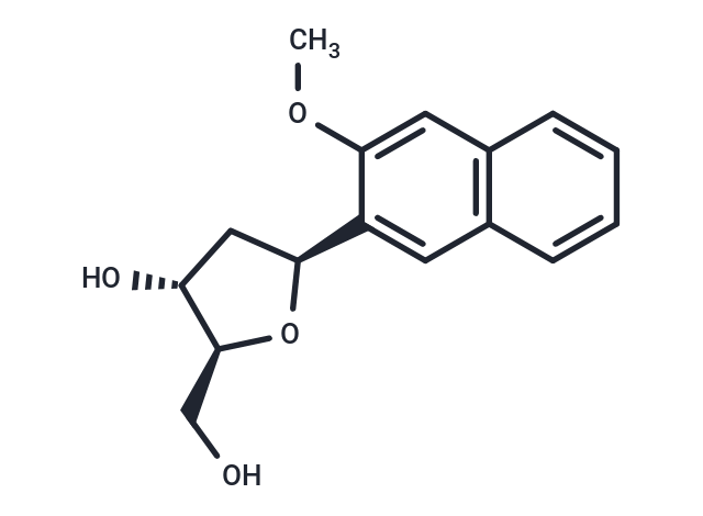 1-alpha-D-(3-Meth oxynaphthalen-2-yl)-2'-deoxy riboside; (1S)-1,4-Anhy dro-2-deoxy-1-C-(3-methoxy)-naphthalenyl)-D-erythro-pentitol