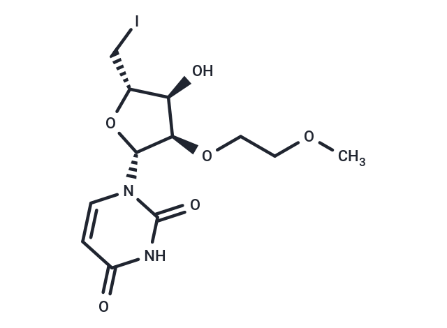 5'-Deoxy-5'-iodo-2'-O-(2-methoxyethyl)uridine