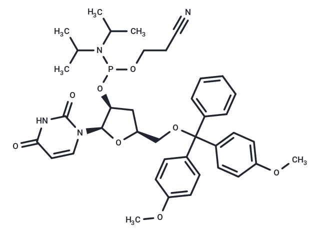5'-O-DMTr-3'-deoxyuridine   2'-CED phosphoramidite