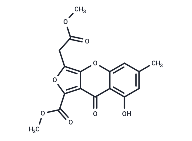 Methyl 8-hydroxy-3-(2-methoxy-2-oxoethyl)-6-methyl-9-oxo-9H-furo[3,4-b]chromene-1-carboxylate