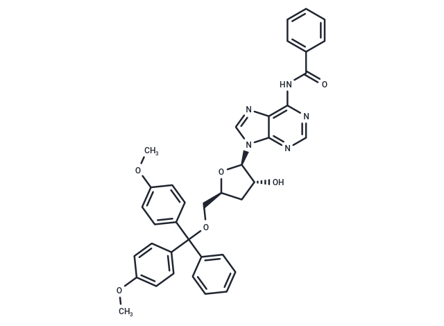 N6-Benzoyl-5'-O-(4,4-dimethoxytrityl)-3'-deoxy  adenosine
