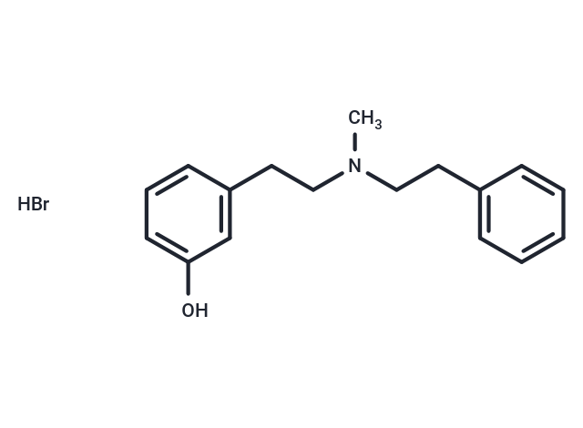 Phenol, m-(2-(N-methylphenethylamino)ethyl)-, hydrobromide