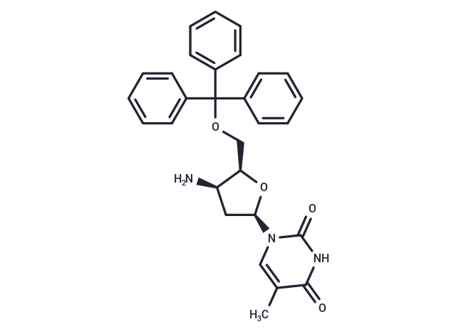 3'-b-Amino-2',3'-dideoxy-5'-O-methoxytrityl-5-methyluridine