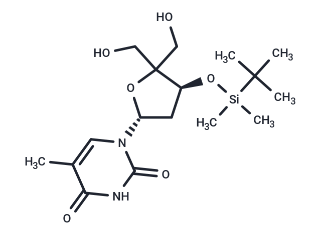 3'-O-t-Bulyldimethylsilyl-4'-C-hydroxymethylthymidine